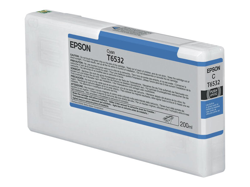 Epson T6532 Cyan Cartucho de Tinta Original - C13T653200