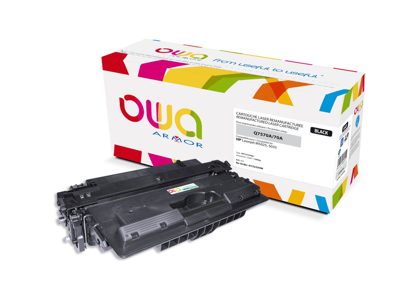 Armor Owa 70A Q7570A Negro Cartucho de Tóner Compatible Premium Hp