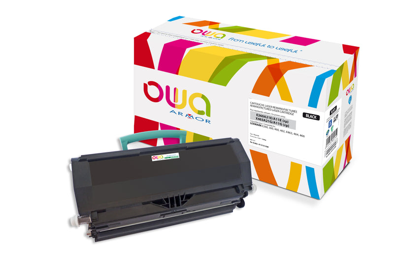Armor Owa E260A11E Negro Cartucho de Tóner Compatible Premium Lexmark