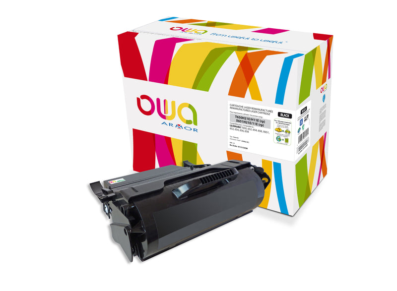 Armor Owa T650H21E Negro Cartucho de Tóner Compatible Premium Lexmark