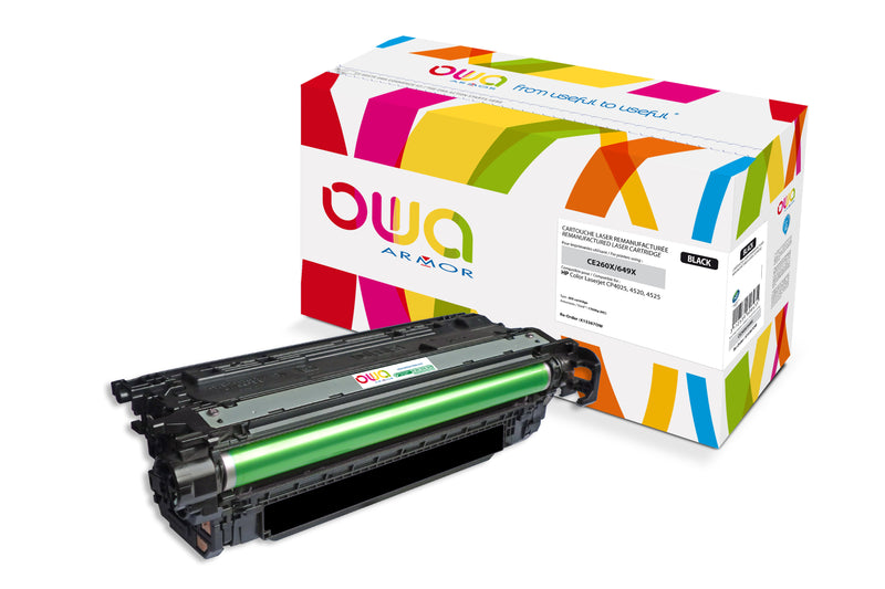 Armor Owa 649X CE260X Negro Cartucho de Tóner Compatible Premium Hp