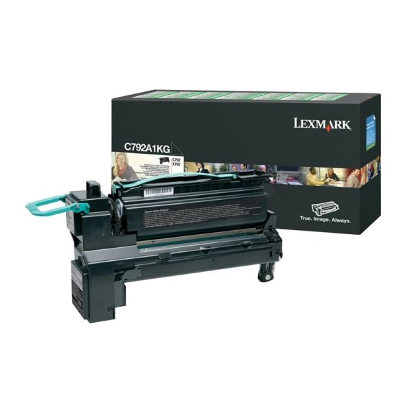 Lexmark C792A1KG Negro Cartucho de Tóner Original