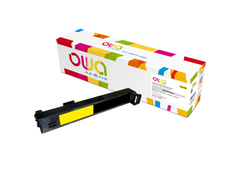 Armor Owa 824A CB382A Amarillo Cartucho de Tóner Compatible Premium Hp