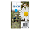 Epson T1802 (18) Cyan Cartucho de Tinta Original - C13T18024012