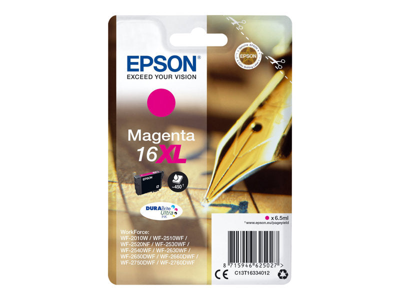 Epson 16XL T163340 Magenta Tinta Original