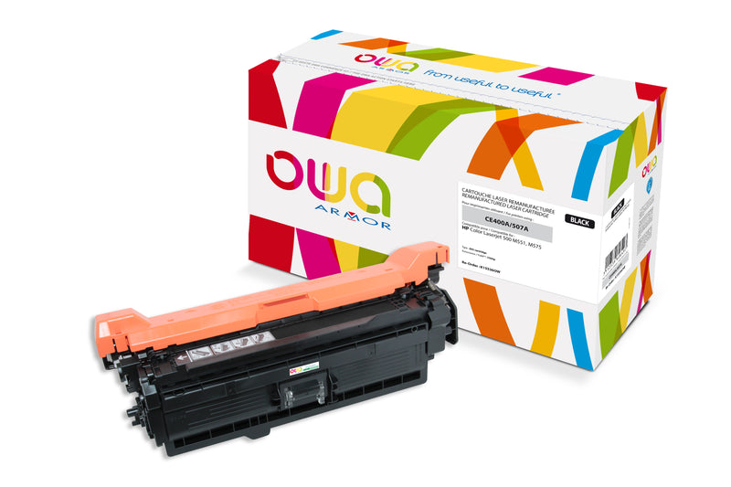 Armor Owa 507A CE400A Negro Cartucho de Tóner Compatible Premium Hp