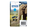 Epson T2422 (24) Cyan Cartucho de Tinta Original - C13T24224012