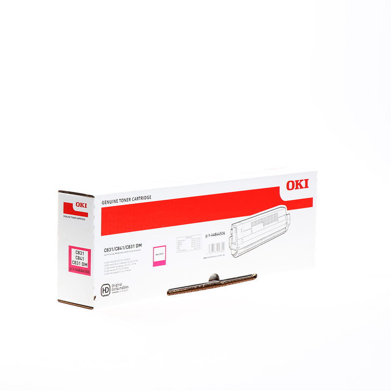 OKI C831/C841 Magenta Cartucho de Toner Original - 44844506