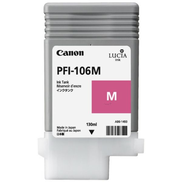 Canon PFI106 Magenta Cartucho de Tinta Original - PFI106M/6623B001