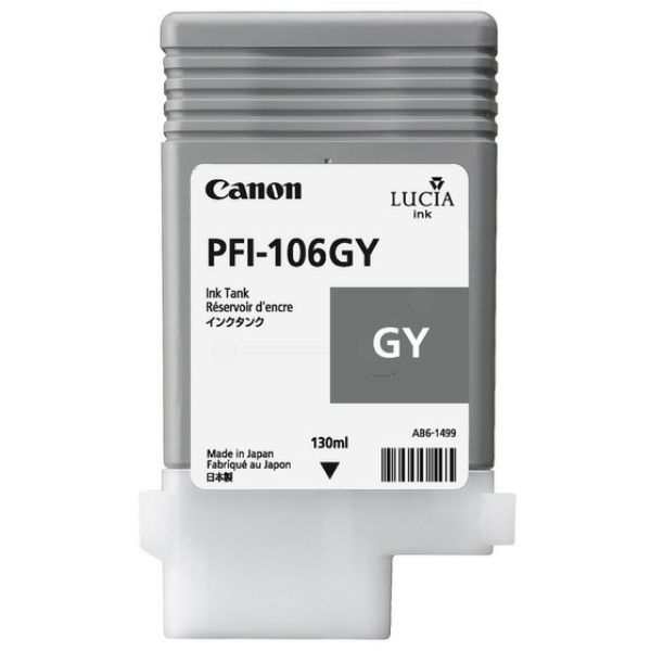 Canon PFI106 Gris Cartucho de Tinta Original - PFI106GY/6630B001