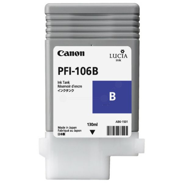 Canon PFI106 Azul Cartucho de Tinta Original - PFI106B/6629B001