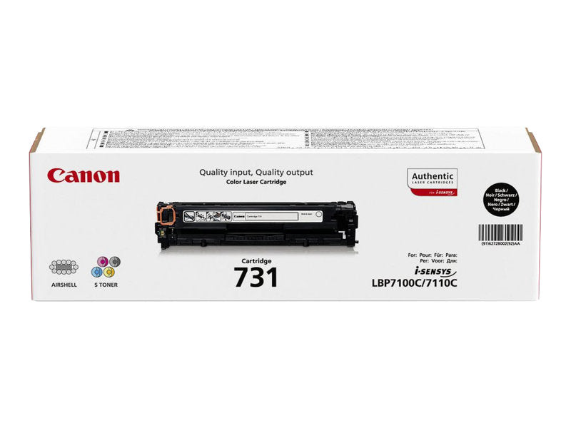 Canon 731 Negro Cartucho de Toner Original - 6272B002