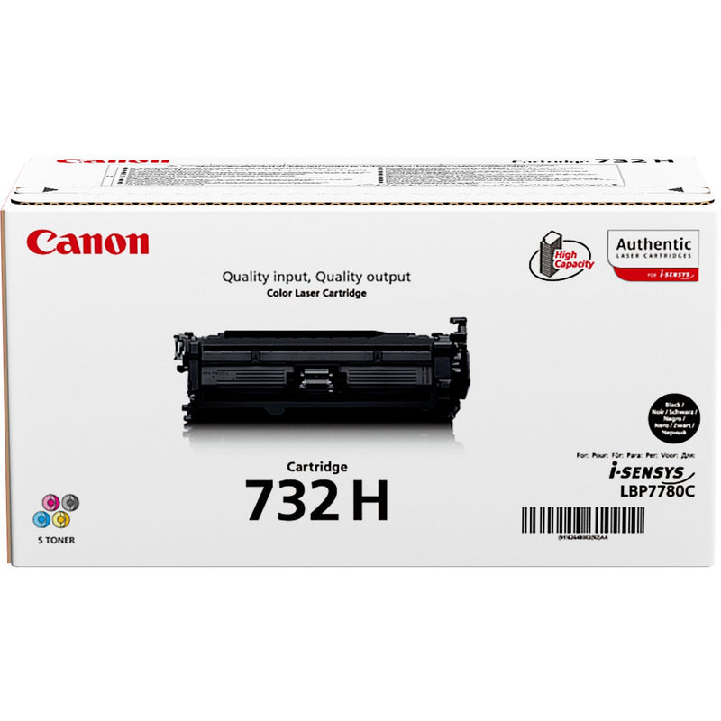 Canon 732HBK Negro Cartucho de Tóner Original