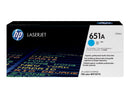 HP CE341A Cyan Cartucho de Toner Original - 651A