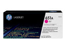 HP CE343A Magenta Cartucho de Toner Original - 651A