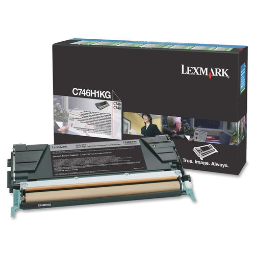Lexmark C746H1KG Negro Cartucho de Tóner Original