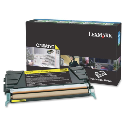 Lexmark C746A1YG Amarillo Cartucho de Tóner Original