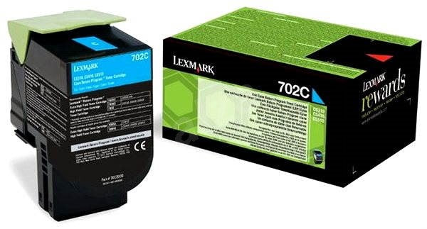 Lexmark CS310/CS410/CS510 Cyan Cartucho de Toner Original - 70C20C0/70C20CE/702C
