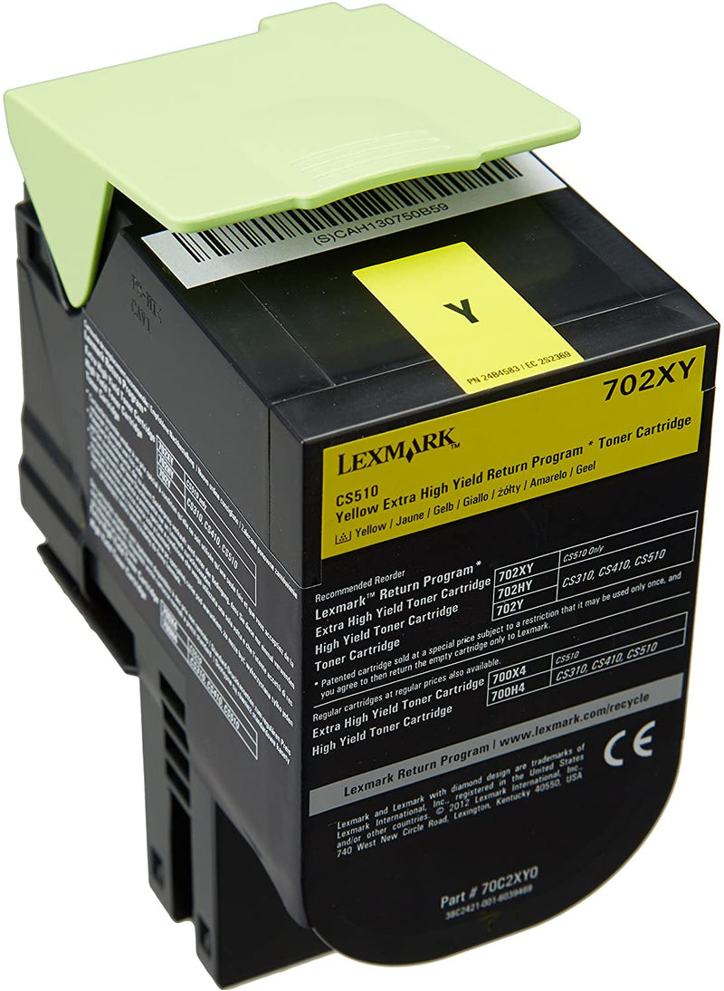 Lexmark 70C2XY0 Amarillo Cartucho de Tóner Original