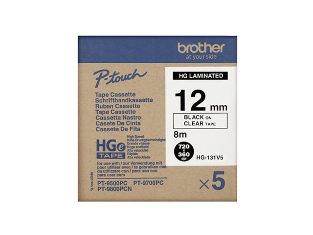 Brother HGE131V5 Cintas Rotuladora Original Caja 5 u.