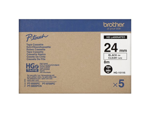 Brother HGE151V5 Cintas Rotuladora Original Caja 5 u.