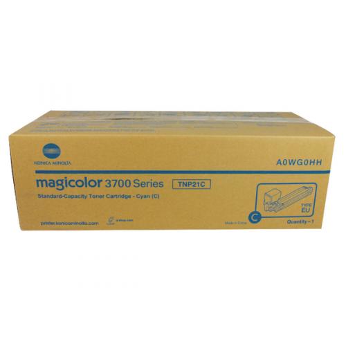 Konica Minolta TNP21C   A0WG0HH Cian Cartucho de Tóner Original