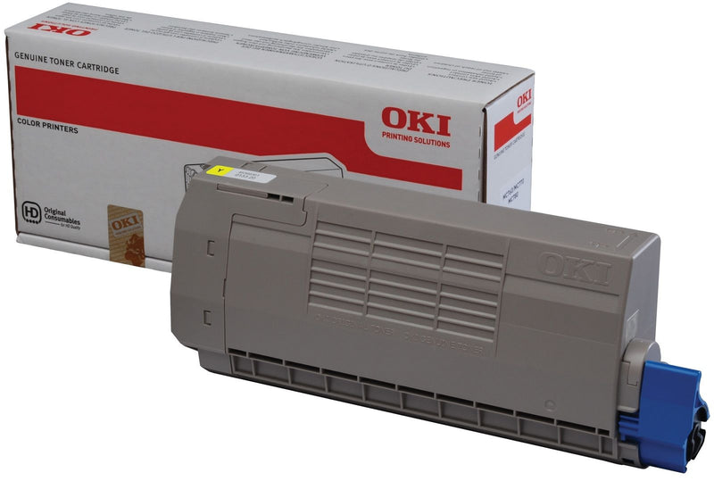 OKI MC760/MC770/MC780 Amarillo Cartucho de Toner Original - 45396301