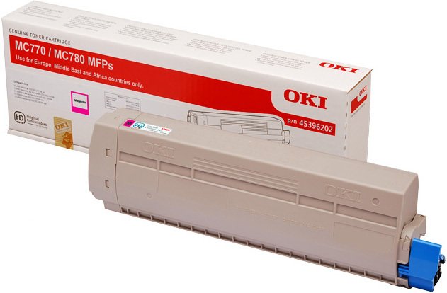 OKI MC770/MC780 Magenta Cartucho de Toner Original - 45396202