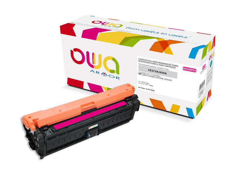 Armor Owa 650A CE273A Magenta Tóner Compatible Premium HP