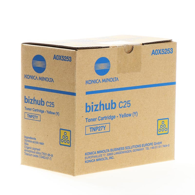 Konica Minolta TNP27 Amarillo Cartucho de Toner Original - TNP27Y/A0X5253