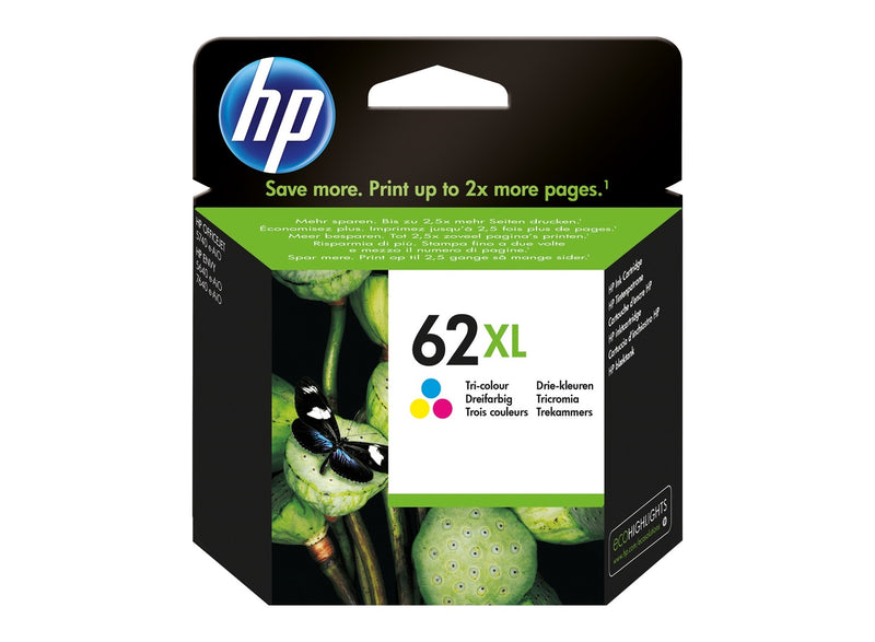 HP 62XL C2P07AE Color Tinta Original