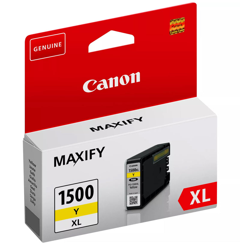 Canon PGI1500XL Amarillo Cartucho de Tinta Original - 9195B001