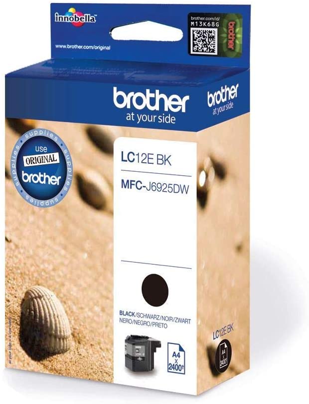 Brother LC12E Negro Cartucho de Tinta Original - LC12EBK