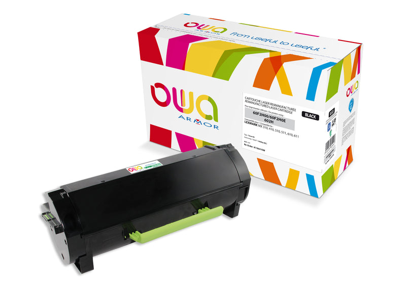 Armor Owa 60F2H00 Negro Cartucho de Tóner Compatible Premium Lexmark
