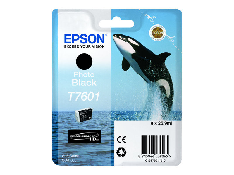 Epson T7601 Negro Photo Cartucho de Tinta Original - C13T76014010