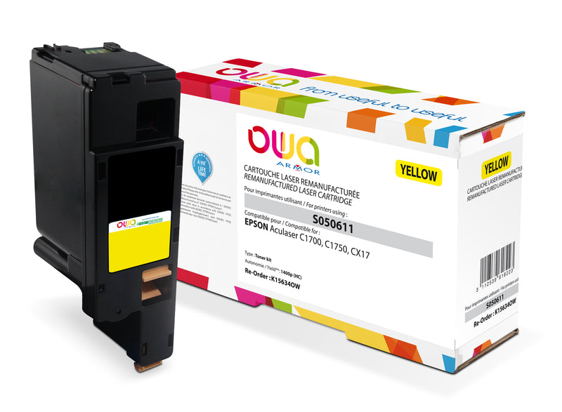 Armor Owa S050611 Amarillo Cartucho de Tóner Compatible Premium Epson