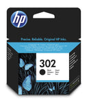 HP 302 Negro Cartucho de Tinta Original - F6U66AE