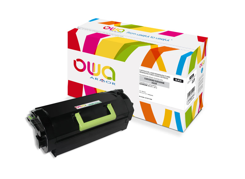 Armor Owa 52D2X00 Negro Cartucho de Tóner Compatible Premium Lexmark
