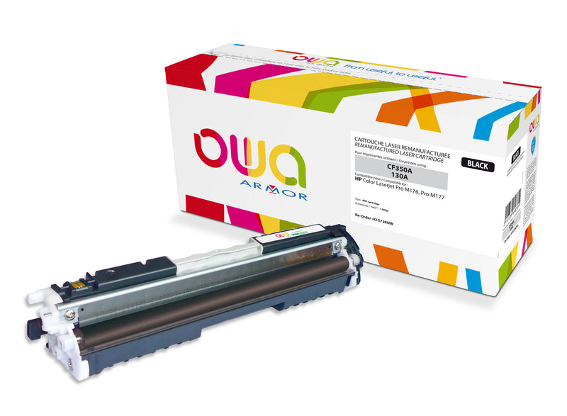Armor Owa 130A CF350A Negro Cartucho de Tóner Compatible Premium Hp