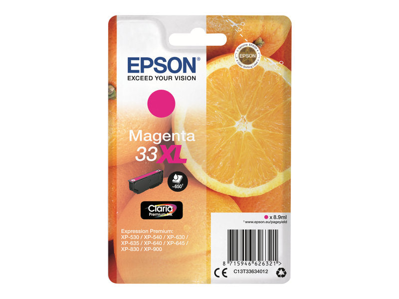 Epson 33XL T336340 Magenta Tinta Original