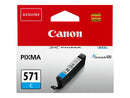 Canon CLI571 Cyan Cartucho de Tinta Original - 0386C001