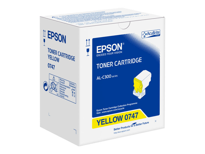 Epson 0747 S050747 Amarillo Cartucho de Tóner Original - C13S050747