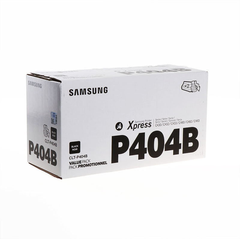 Samsung CLT-K404S Negro Pack de 2 Cartuchos de Toner Originales - SU364A