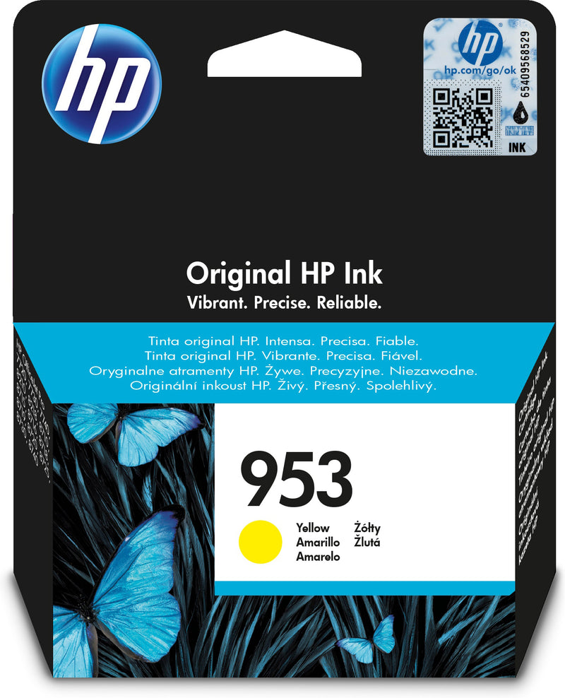 HP 953 F6U14AE Amarillo Tinta Original