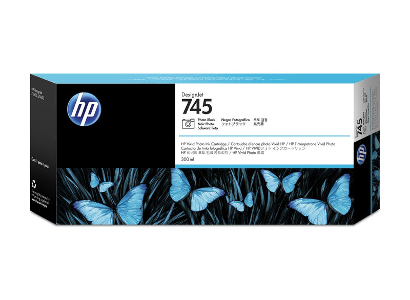 Hp 745 F9K04A Negro Foto Cartucho de Tinta Original