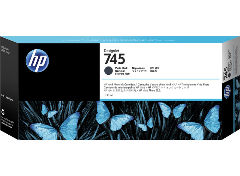 Hp 745 F9K05A Negro Mate Cartucho de Tinta Original