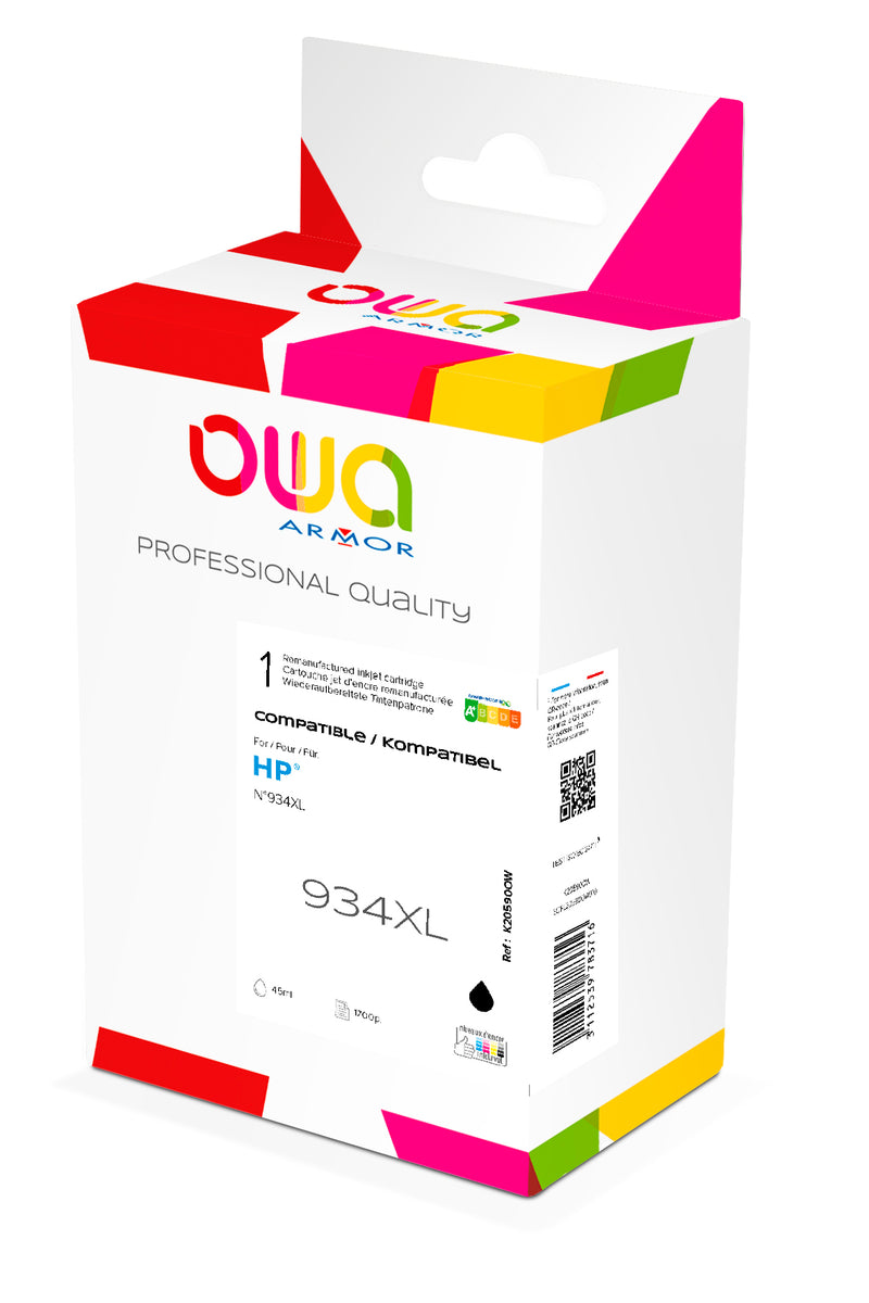 Armor Owa 934XL C2P23AE Negro Tinta Compatible Premium HP