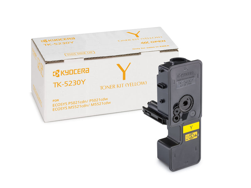 Kyocera TK5230 Amarillo Cartucho de Toner Original - 1T02R9ANL0/TK5230Y