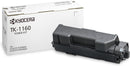 Kyocera TK1160 Negro Cartucho de Toner Original - 1T02RY0NL0