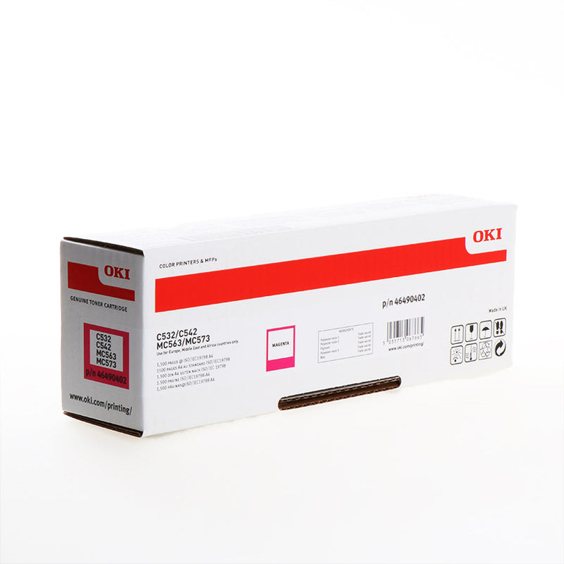 OKI C532DN/C542DN/MC573DN/MC563DN Magenta Cartucho de Toner Original - 46490402